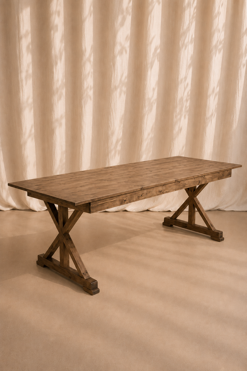 4' Sweetheart Table - Dark Wood