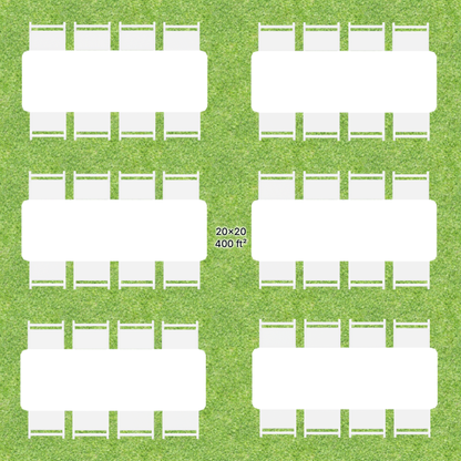 20x20 Frame Tent Bundle