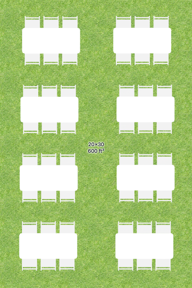20x30 Frame Tent Bundle