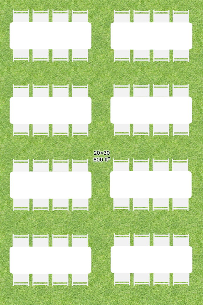 20x30 Frame Tent Bundle