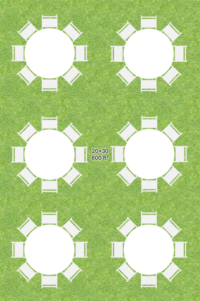 20x30 Frame Tent Bundle