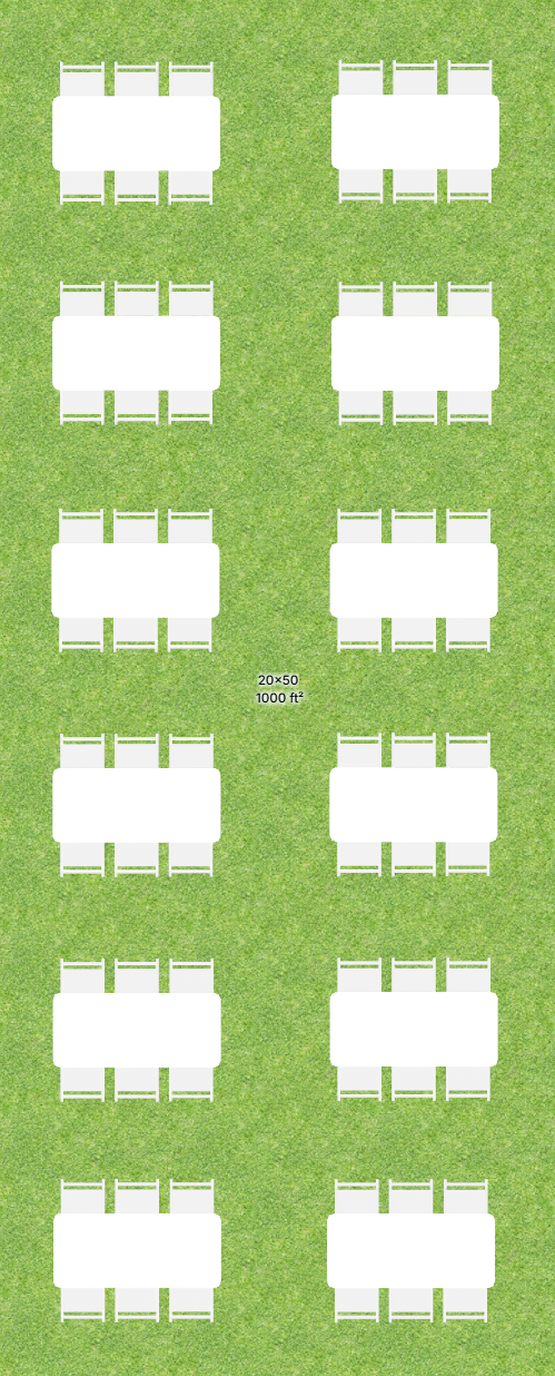 20x50 Frame Tent Bundle