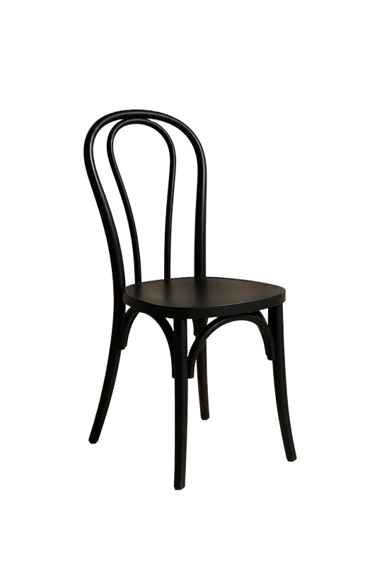 Black bentwood chair
