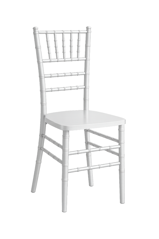 White chiavari chair