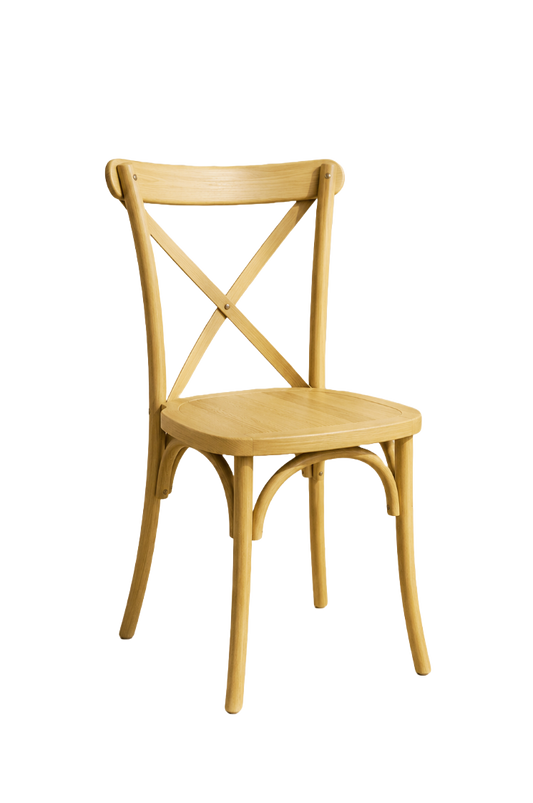 Light Brown Cross Back Chair