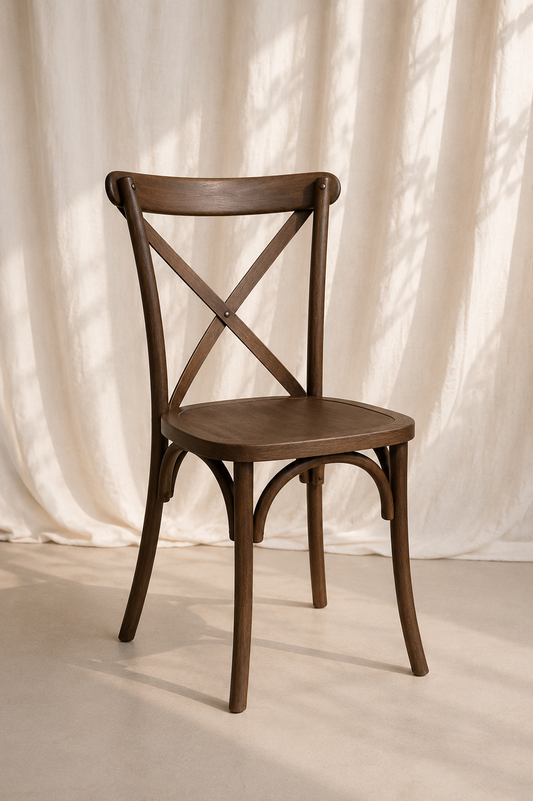 Crossback Chair - Dark Wood