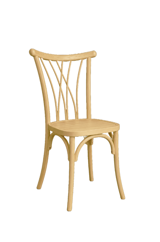 Light oak willow chair
